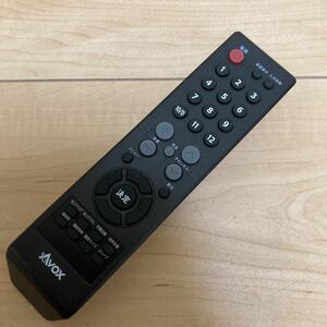 AVOX アボックス　 テレビ リモコン　型番不明