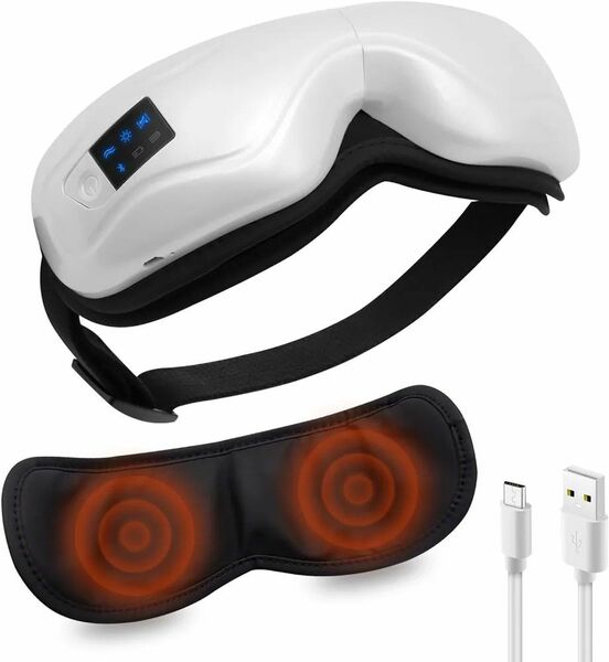 アイマスク USB充電式温度調整Bluetooth/音楽機能 持ち運び便利