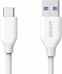 【送料無料！】新品未使用品◎ Anker USB Type C PowerLine USB-C&USB-A 3.0 iphone15/Xperia/Galaxy/iPad Pro/MacBook Android 0.9m 白