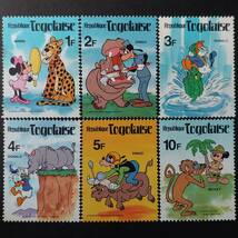 G001 トーゴ切手「ディズニー切手6種セット」1980年発行　未使用_画像1