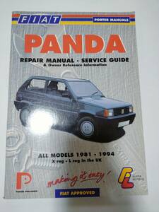 フィアットパンダ1981－1994リペアマニュアル＆サービスFiat Panda: Repair Manual and Service (Porter Manuals) ヘインズ