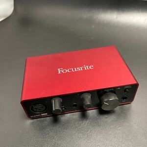 「S31_3K」Focusrite フォーカスライト Scarlett Solo Gen オーディオインターフェース 通電確認済　本体のみ　現状出品