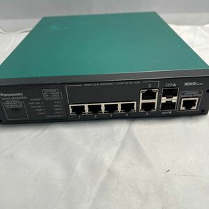 「2FW313」Panasonic Switch-M5eGPWR+ 6ポート1000BASE-T PoE+対応 L2スイッチ