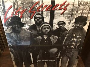 CITY STREETS LIVIN' IN THE JUNGLE LP ガラージ～ディスコ～ハウス好き必聴！