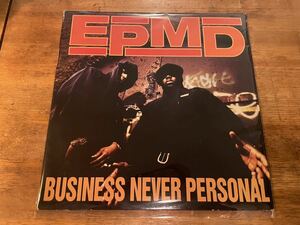 EPMD BUSINESS NEVER PERSONAL LP EU ORIGINAL PRESS!! 希少アナログ盤 90'S HIPHOP CLASSICS!! 