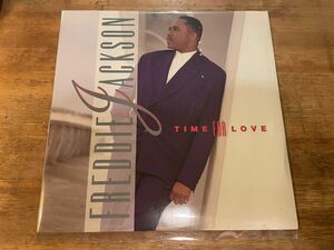 FREDDIE JACKSON TIME FOR LOVE LP UK ORIGINAL PRESS!! 90'S R&B 希少アナログ盤