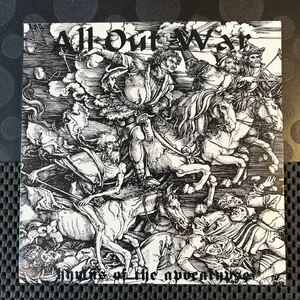 All Out War Hymns Of The Apocalypse レコード　ep slayer nyhc beatdown