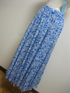  новый товар * Kumikyoku * талия резина * бледно-голубой flair красивый длинная юбка * обычная цена 1.9 десять тысяч * стоимость * дешевый быстрое решение 