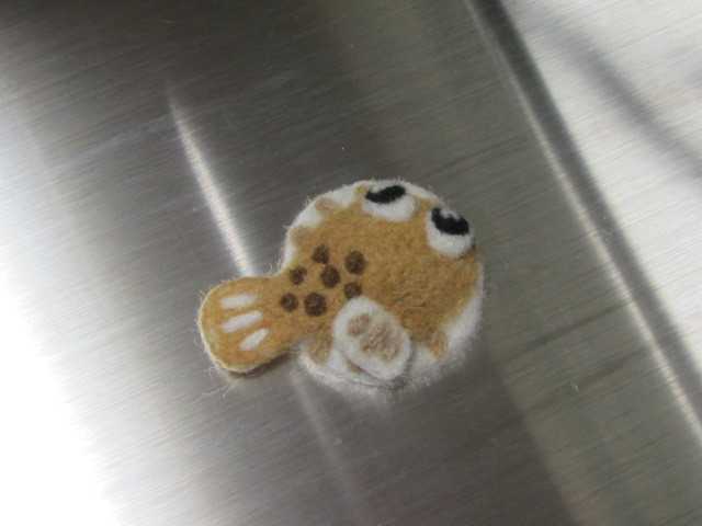 zдγдy@ ☆ Cute and gorgeous flounder ☆ (^^♪ ☆ Wool felt ☆ Handmade ☆ Plush toy ☆ Miniature ☆ Flounder ☆ Cat, toy, game, stuffed toy, Wool felt