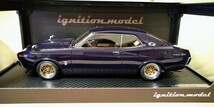 1/18 Ignition Model Laurel 2000SGX (C130) Purple イグニッションモデル ローレル 3136 Hayashi Racing_画像1