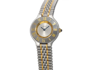 * Miura * Cartier Cartier Must 21 Van ti Anne W10073F4 SS/GP кварц с отделкой 