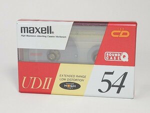 ☆ミウラ1円スタート☆マクセル UDⅡ ハイポジション カセットテープ 54 未使用・未開封品 デッドストック