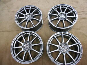 ATECH SCHNEDER 18x8.0J IS35 5H PCD114.3 LIGHT MODEL 4本セット　ガンメタリック