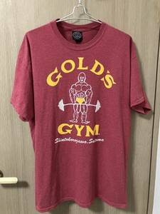 ゴールドジム GOLD'S GYM 埼玉新所沢 ネームドロップ Tシャツ