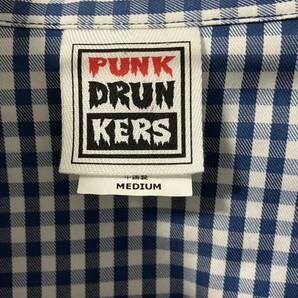 Punk Drunkers パンクドランカーズ アイスクリーム チェック 長袖シャツの画像3