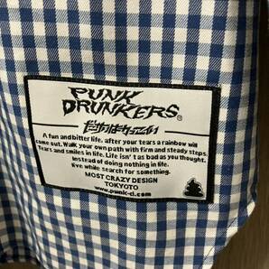 Punk Drunkers パンクドランカーズ アイスクリーム チェック 長袖シャツの画像6