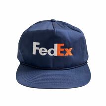 90s FedEx スナップバック ビンテージ ヴィンテージ 帽子 ハーレー トラッカーキャップ デッドストック ロゴ 企業 未使用 新品 US 古着_画像1