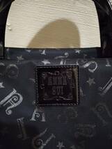 ANNA SUI　アナスイ　2wayハンドバッグ　ブラック　内側がアナスイらしい紫カラー　新品未使用_画像4