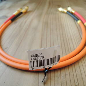 ■CANARE ( カナレ ) L4E6S・橙【無ハンダ・4芯 RCAケーブル（50cm×2本1セット）】簡単方向判別の画像6