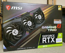 【中古・長期保管・動作未確認品】GeForce RTX 3070 GAMING X TRIO【非LHR】_画像1