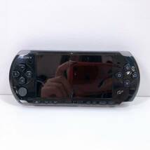151【中古】SONY PlayStation Portable 本体 PSP-3000 ブラック プレイステーションポータブル バッテリーなし ジャンク 現状品_画像2