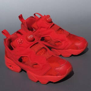 美品!! 17年製 25cm Reebok INSTAPUMPFURY OG リーボック インスタ ポンプフューリー 赤 赤 ABC MART