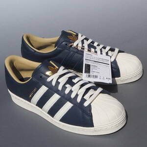 デッド!! 新品!! 27,5cm 限定 23年 adidas SUPER STAR 80s TANY NAVY Night Indigo スーパースター 80s タニー ネイビー レザー 天然皮革