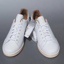 デッド!! US 10 / 28cm 新品!! 限定 15年製 adidas Originals EDIFICE 別注 STAN SMITH スタンスミス 白 天然皮革レザー_画像3