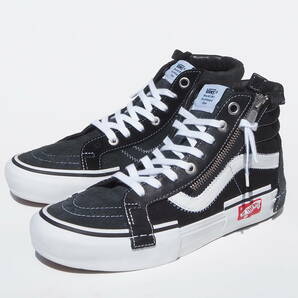 デッド!! 新品 US 8 /26cm 希少!! USA限定 VANS VAULT Sk8-Hi Reissue CA BLACK 黒 CAP 再構築の画像2