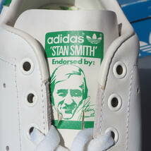 デッド!! GB 7 /25.5cm 80s フランス製 adidas STAN SMITH スタンスミス 白緑 オリジナル ビンテージ_画像7