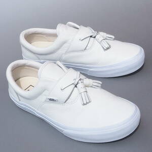 美品!! US 8H / 26.5cm VANS ERA SE TASSEL V95CF TL 白レザー エラ タッセル