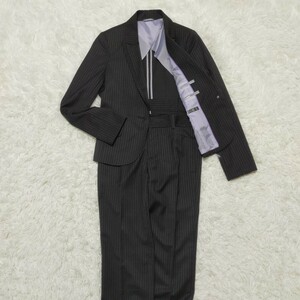  beautiful goods SUIT SELECT suit select pants suit stripe 11 number black pastel purple lady's formal setup 