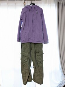 VOLCOM スノーウェア上下セット ビブ