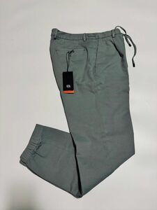 4441】新品4.4万【GTA IL PANTALONE / ジーティーアー　46　通年モデル　ジョガーパンツ　ジャージーストレッチテイラード】グレー