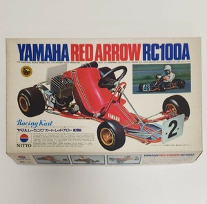 ニットー1/10　未組立　同梱可　ヤマハ RC100A レッドアロー　(レーシングカートシリーズNO.1)　モーターライズ　モーター付