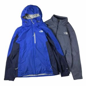 THE NORTH FACE HYVENT マウンテンパーカー ナイロンジャケット WINDWALL インナー 2枚セット ノースフェイス ヌプシ マウンテンライト