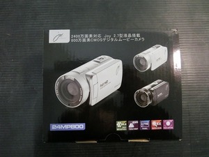 ♪♪ジョワイユ　JOYEUX 800万画素CMOSデジタルムービーカメラ　 24MP800 BK　ブラック　ビデオカメラ　未使用【6B02⑩】♪♪