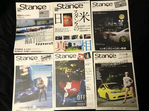 STANCE Magazineスタンスマガジン シビック インテグラ ホンダ USDM JDM カスタム 雑誌 1〜8 10〜16 25〜27 29〜30 ステッカー無し