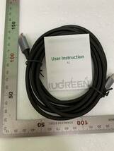 【開封のみ】UGREEN ★USB C to Micro Bケーブル USB 3.1 10Gbps高速データ転送 外付けhddケーブル マイクロB変換ケーブル 外付けHDD -2m_画像8