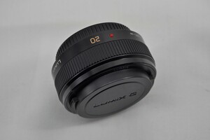 Panasonic LUMIX パナソニック LUMIX G 20mm/F1.7 II ASPH. H-H020A-K [ブラック] 中古品 単焦点レンズ マイクロフォーサーズ