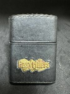 ZIPPO ジッポ EAZY RIDERS黒革巻き　ハーレー　ジャンク