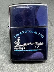 ZIPPO ジッポ USS KITTY HAWK 両面プリント CANDY NAVY K 03 若干傷あり