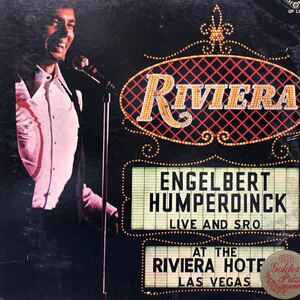 Engelbert Humperdinck Live At The Riviera,Las Vegas LP 見開きジャケット レコード 5点以上落札で送料無料c