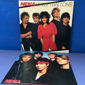 ネーナ NENA First America 99 Luftballons ポートレート付 LP レコード 5点以上落札で送料無料c