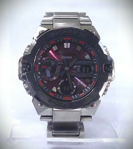  CASIO カシオ G-SHOCK G-STEEL GST-B400AD-1A4JF レッド モバイルリンク ソーラー