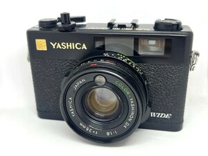 YASHICA ヤシカ ELECTRO 35 CCN WIDE レンジファインダー フィルムカメラ ブラックボディ COLOR YASHINON DX 1:1.8 35㎜