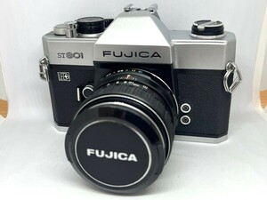 FUJICA フジカ ST801 一眼レフ フィルムカメラ レンズ FUJINON 1:1.8/55 純正レザーケース付