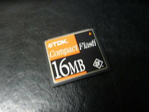  operation guarantee!TDK CF card 16MB safe made in Japan 