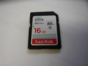 動作保証！SanDisk Ultra SDHCカード 16GB クラス⑩　①