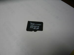 動作保証！送料無料！inx microSD ＳＤカード 512MB